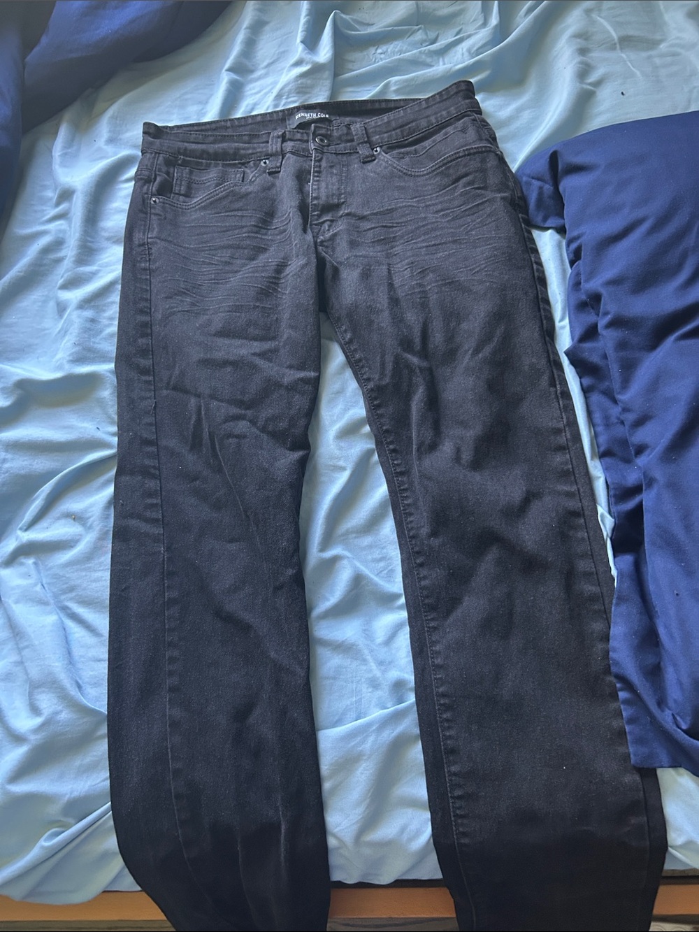 Kenneth Cole Black Bootcut Jeans